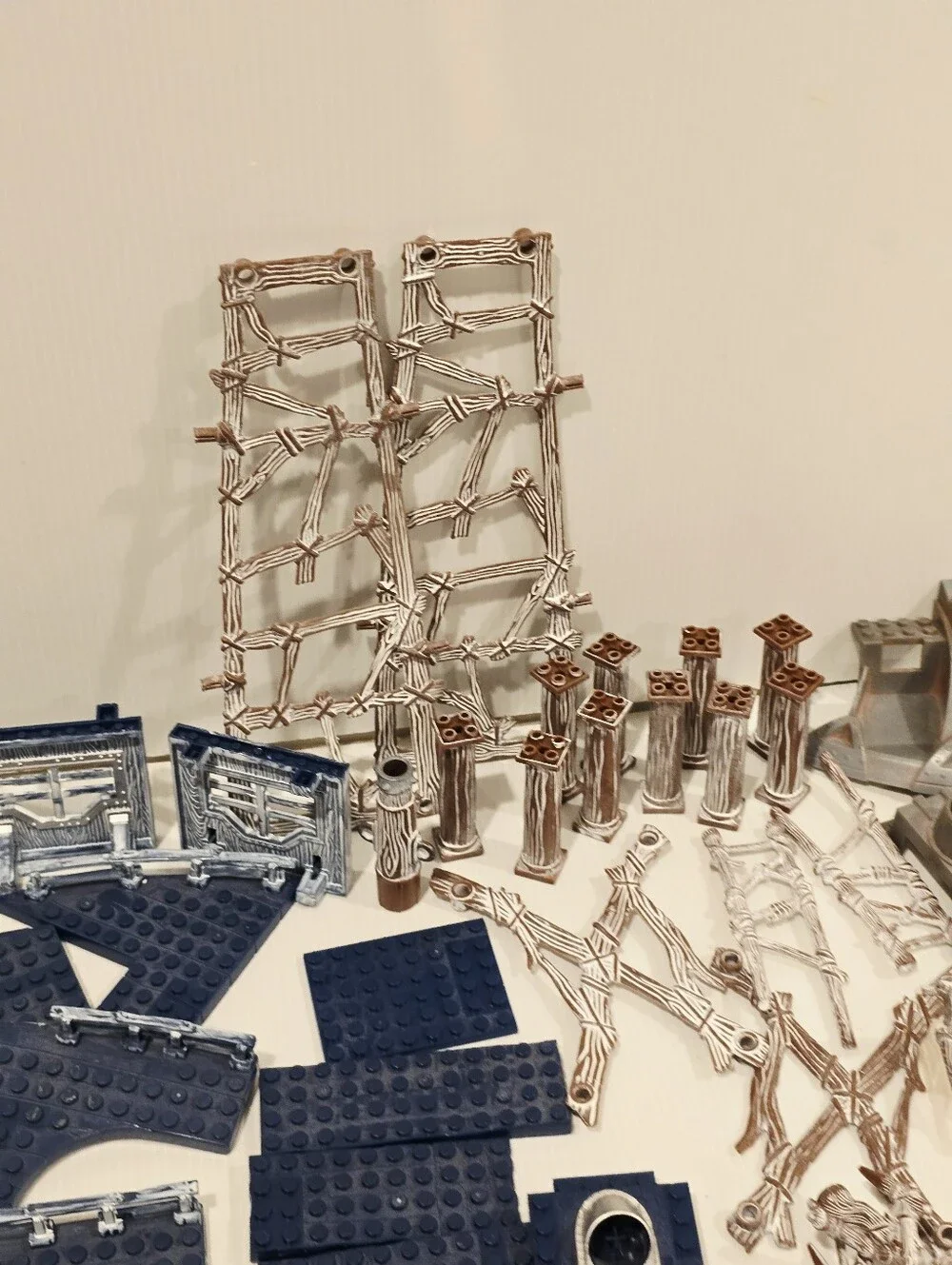 Mega Bloks Fire & Ice Dragon Vorgan Ice Fang Ship Parts